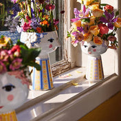 Eva Long Base Ceramic Vase