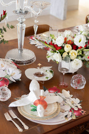 Pomegranate Acrylic Napkin Rings (set of 6)