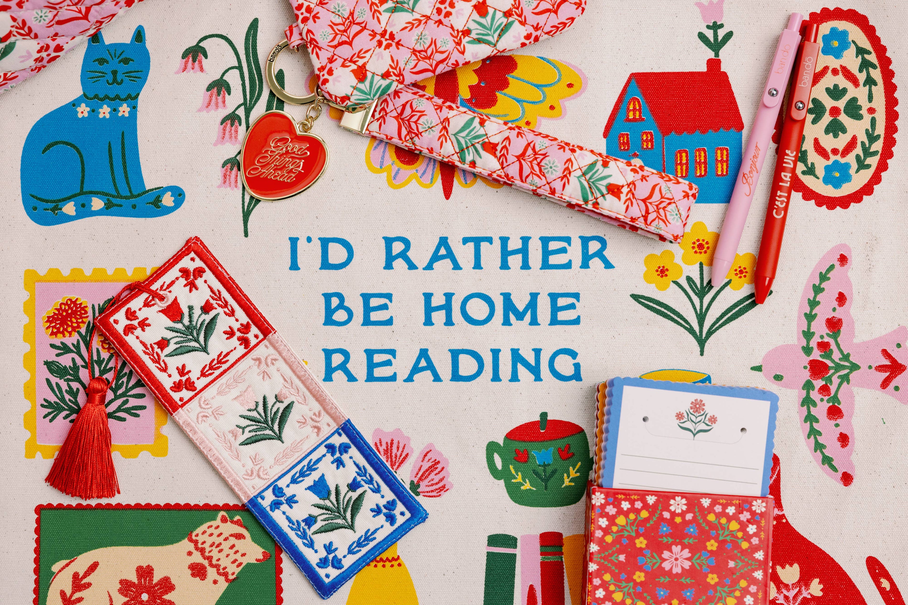 Embroidered Bookmark
