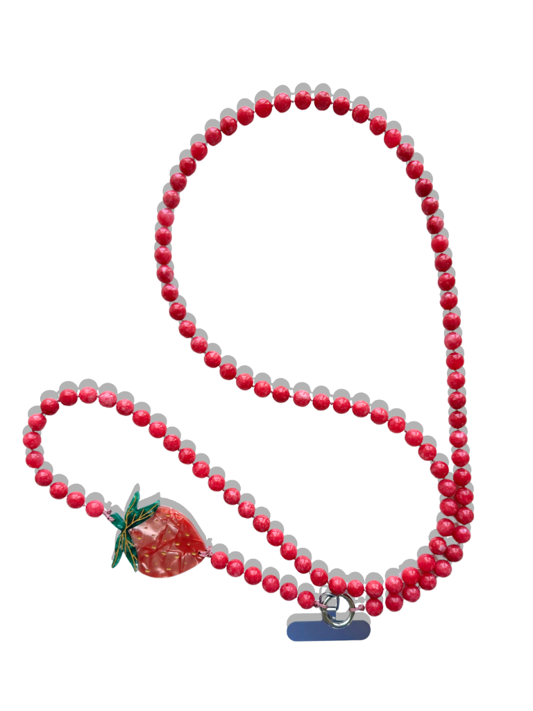 Handpainted Crossbody Phone Chain