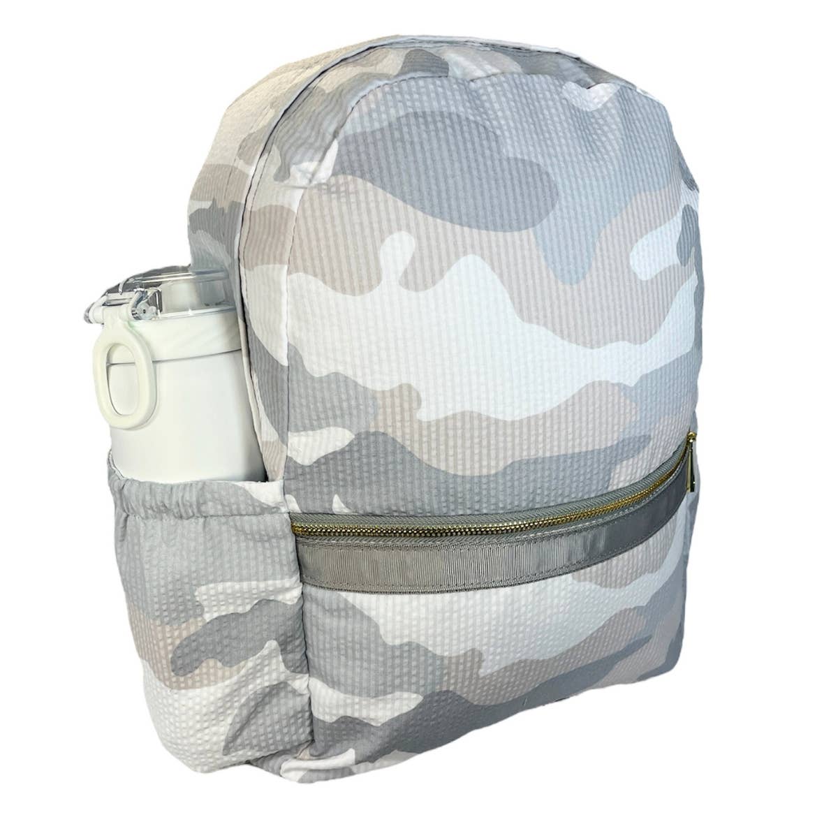 Medium Cotton Backpack with Side Pockets