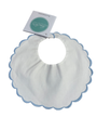 Double Thick Scallop Baby Bibs