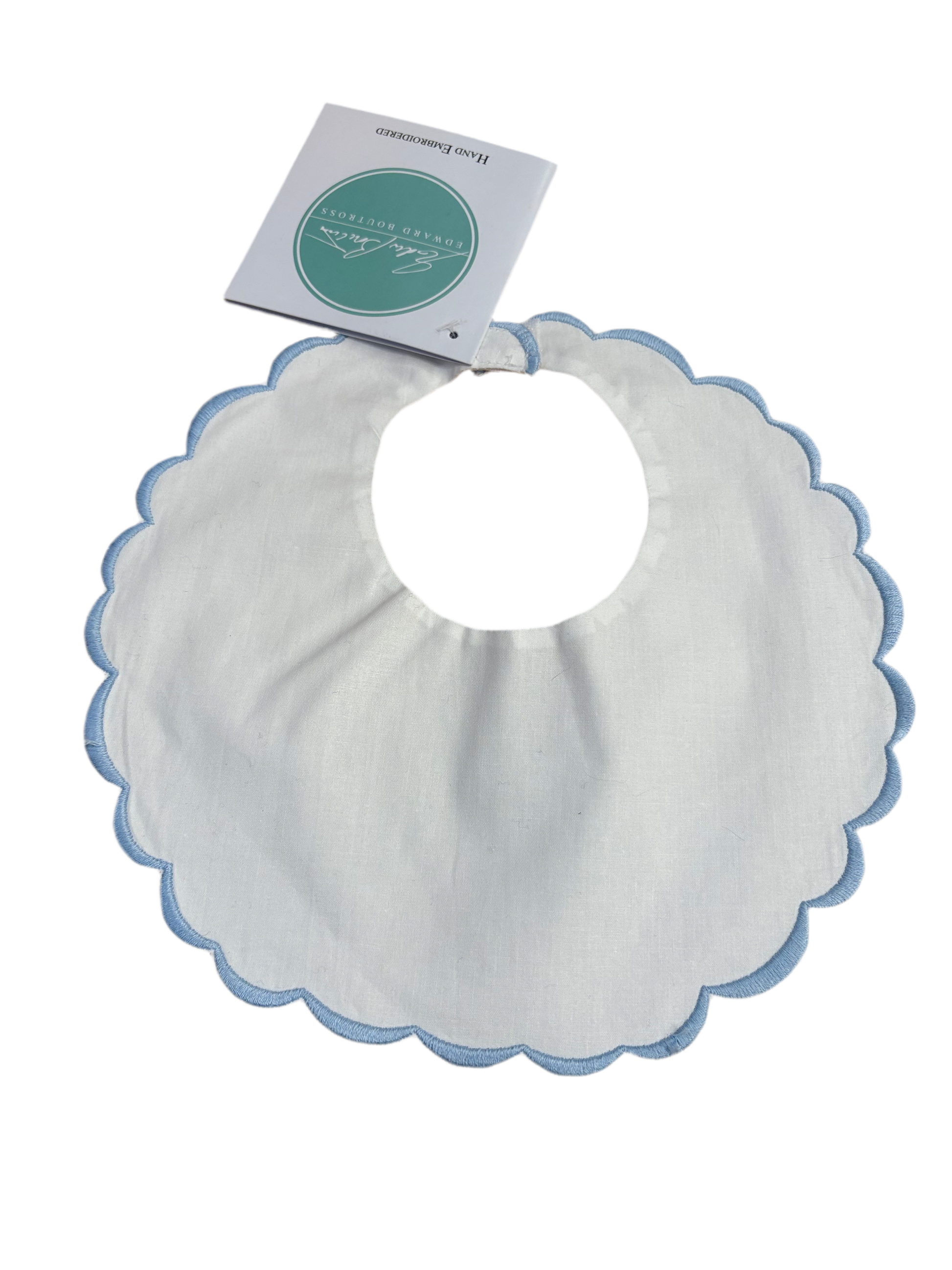Double Thick Scallop Baby Bibs