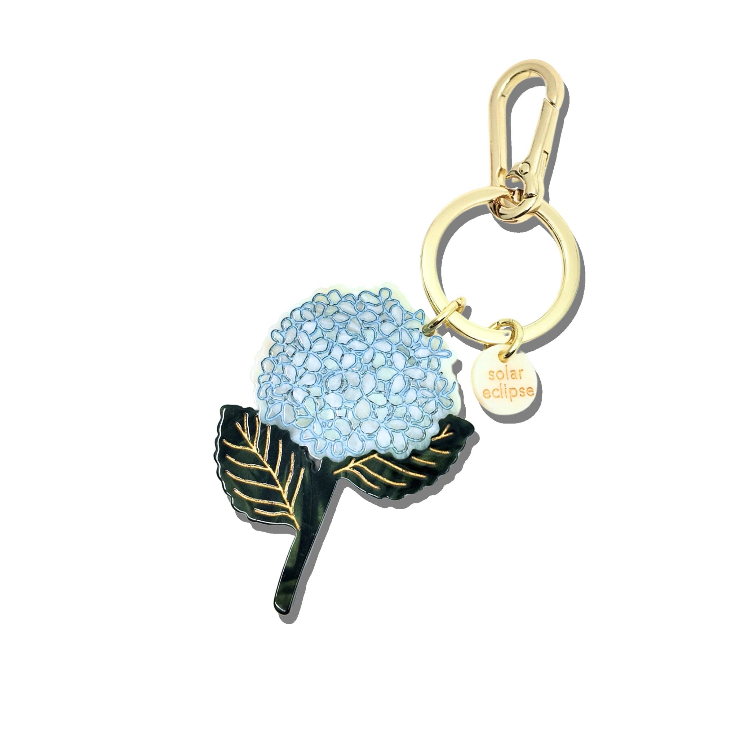 Hydrangea Bag Charm + Keychain