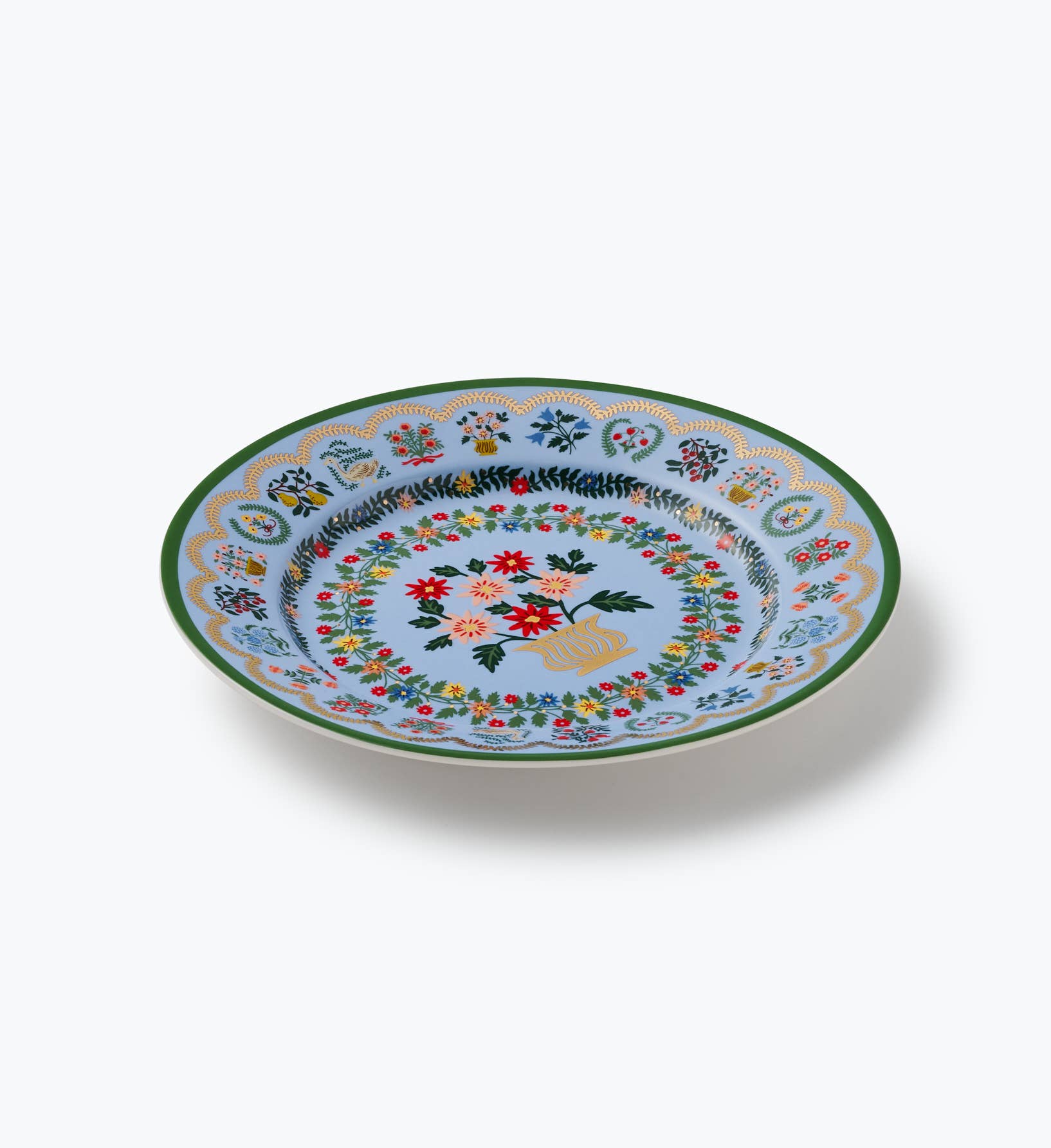 Rosette Porcelain Dessert Plate Set