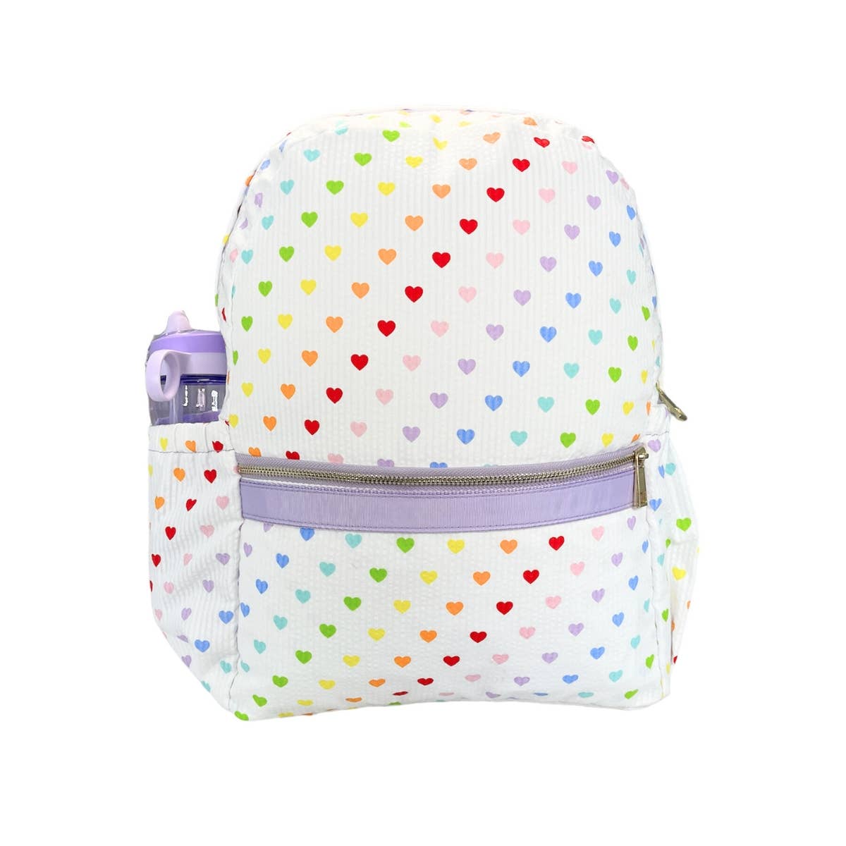 Medium Cotton Backpack with Side Pockets