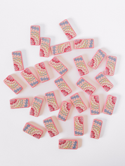 Marbled Colors Domino Set