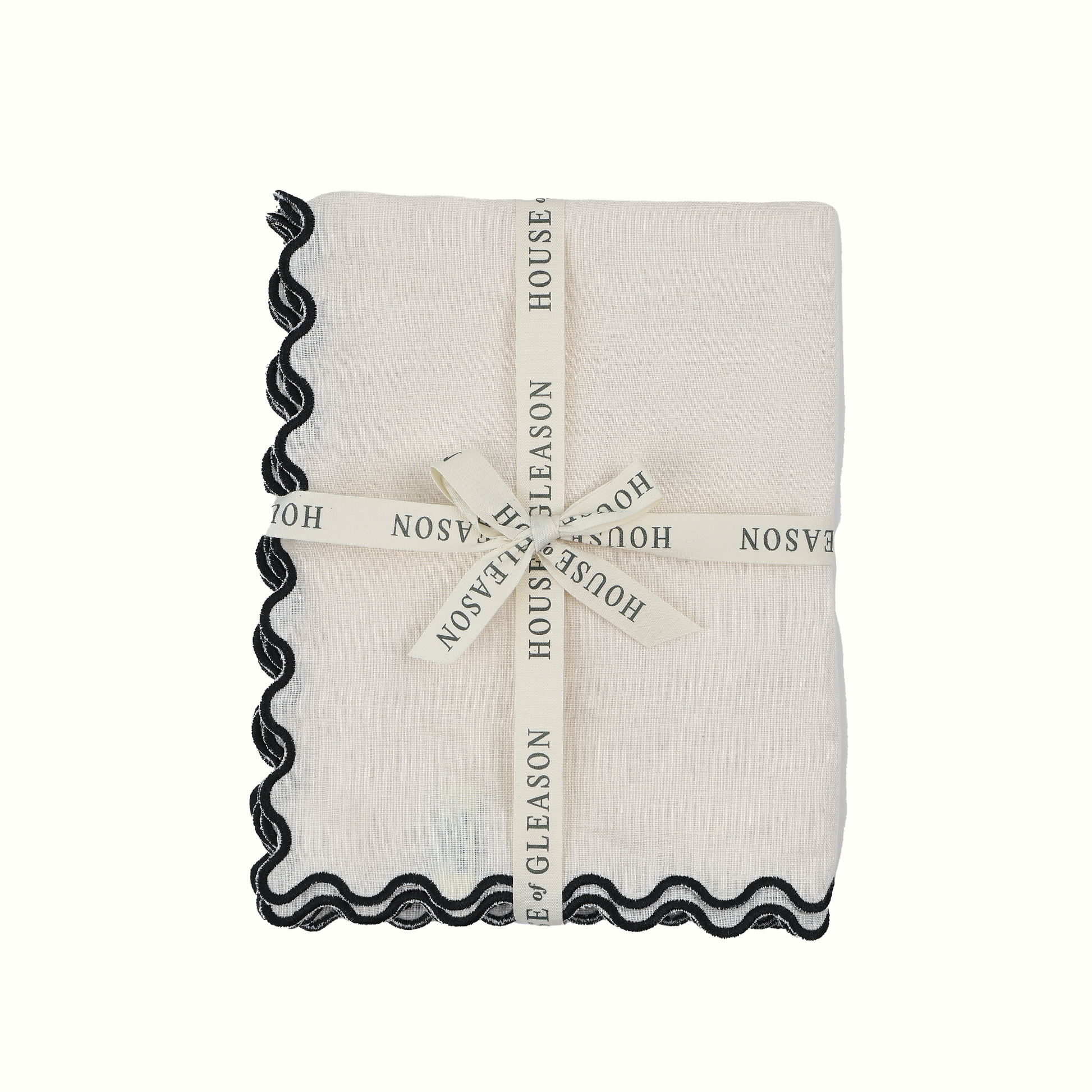 Linen Scalloped Placemats | S4