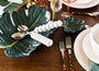 Signature White Serving Utensils| Spoon and Fork Set