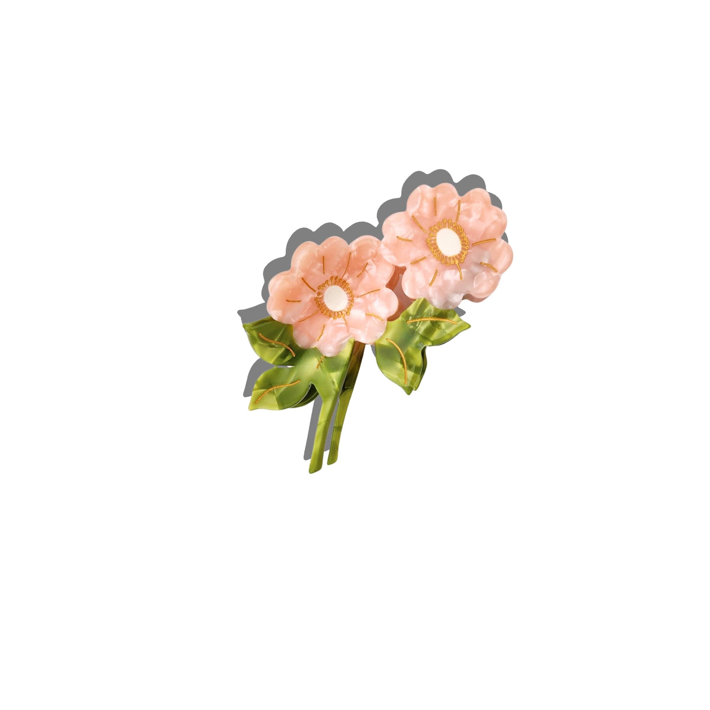 Wild Roses Claw Hair Clip