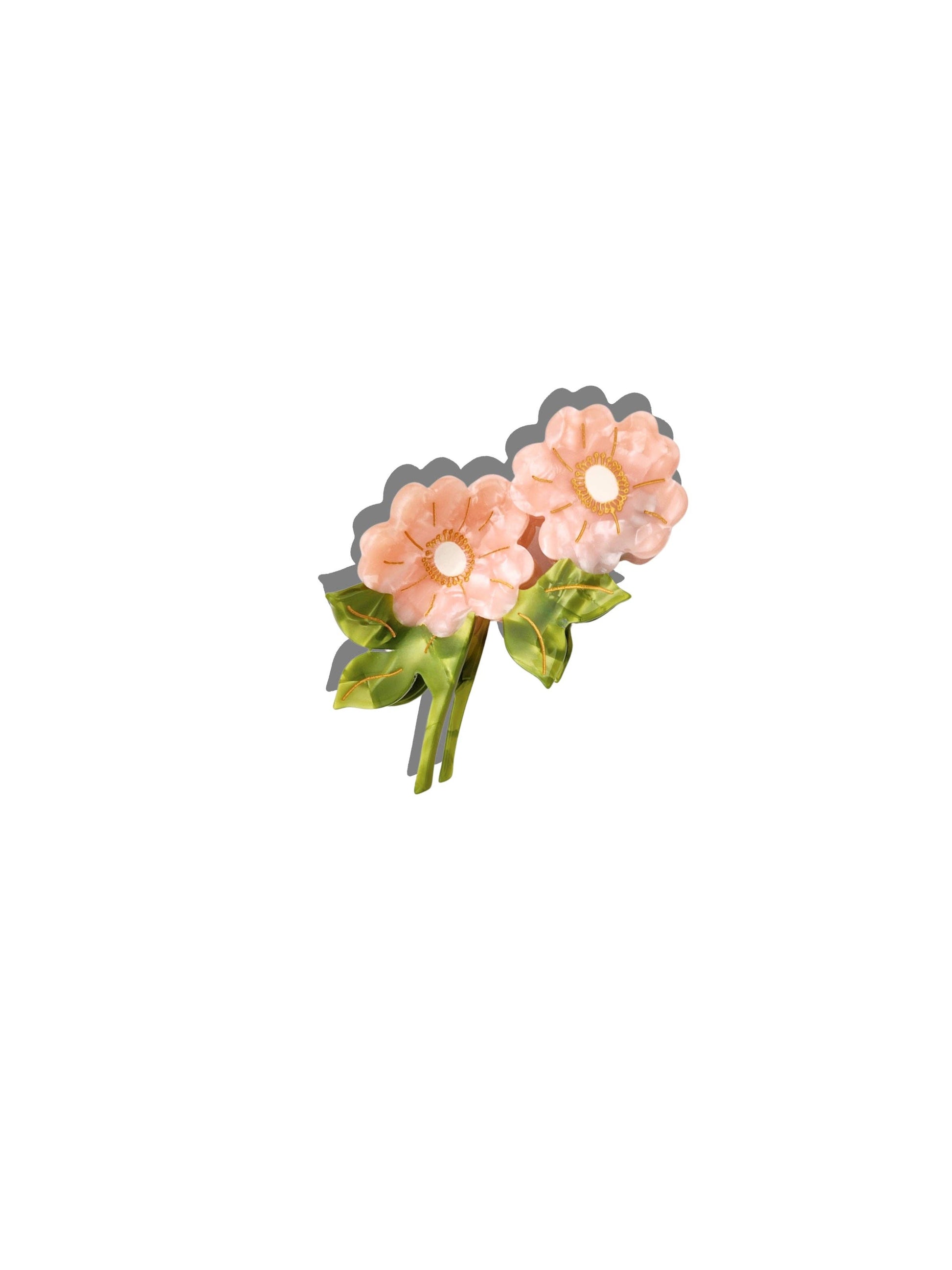Wild Roses Claw Hair Clip