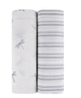 2 Pack Cotton Muslin Swaddle Blanket