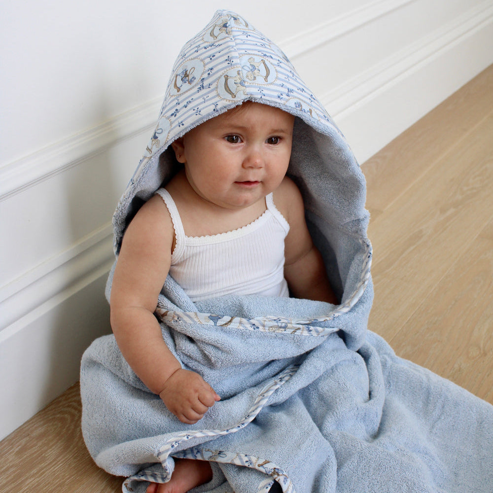 Rocking Horse Hooded Bath Towel