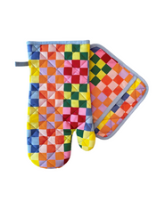 Oven Mitt + Pot Holder Set