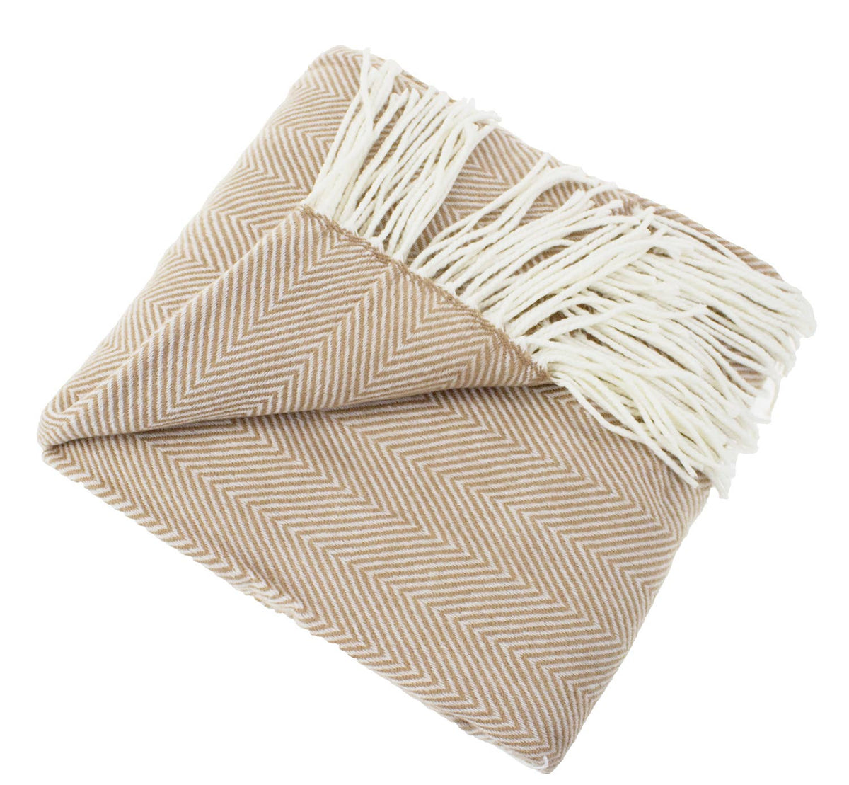 Woven Herringbone Throw Blanket