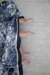 Jungle Toile Muslin Blanket