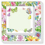 Garden Floral with Colorful Butterflies Notepad Duo