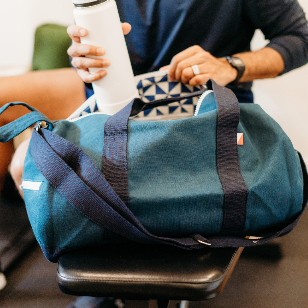Sports Round Canvas Duffle