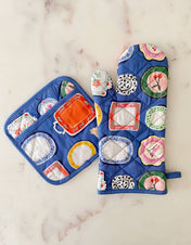 Oven Mitt + Pot Holder Set
