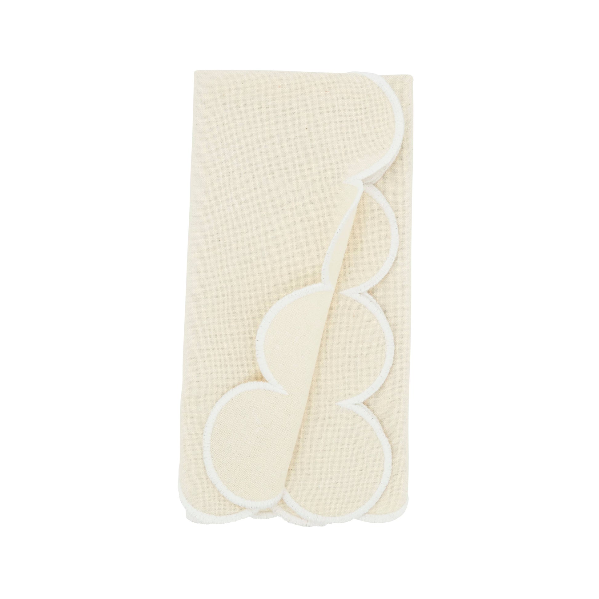Scalloped Hem Napkin | Set of 4