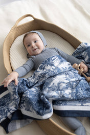 Jungle Toile Muslin Blanket