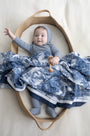 Jungle Toile Muslin Blanket
