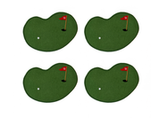 Golf Linen Cocktail Napkins - Set of 4