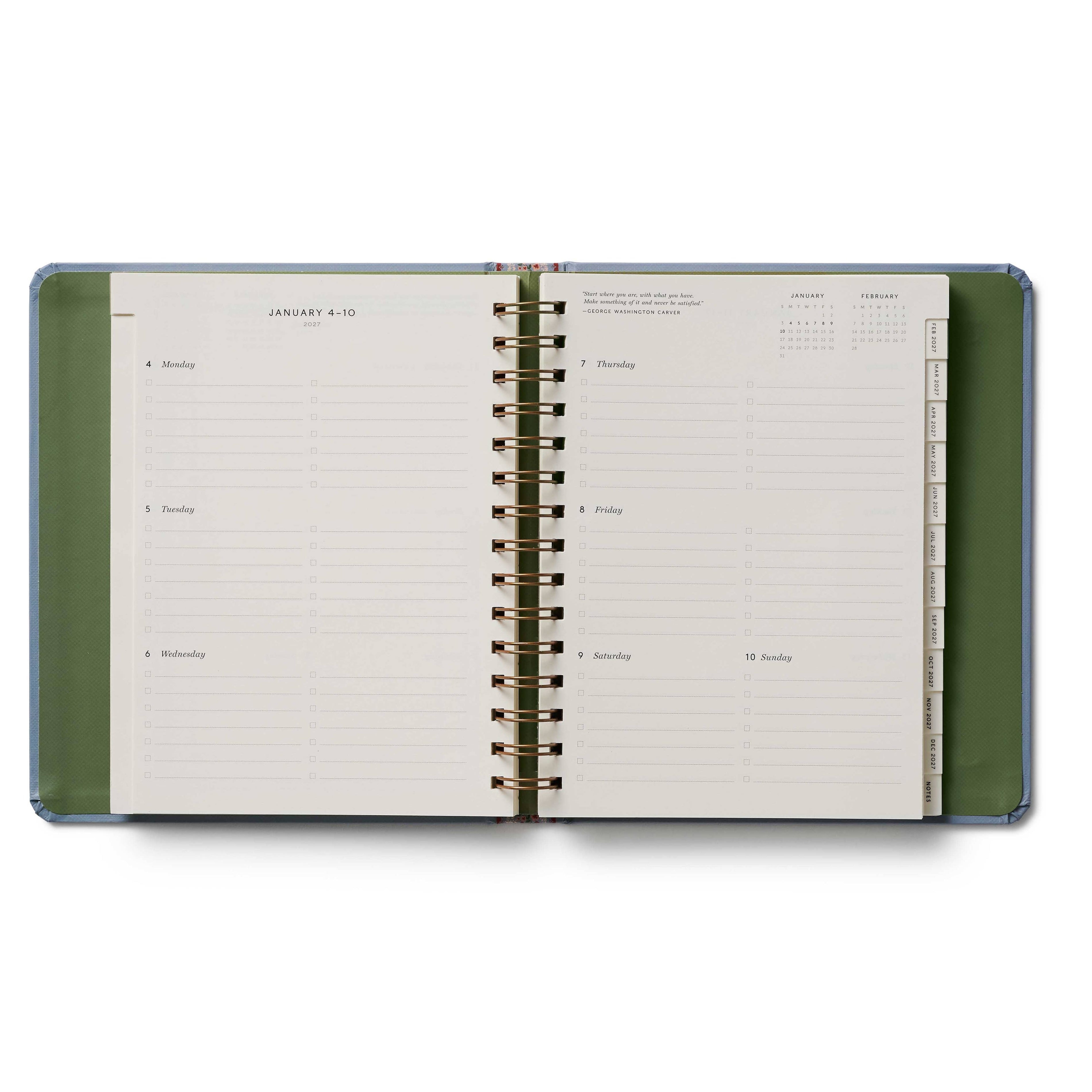 2027 Paisley 17-Month Academic Covered Spiral Planner