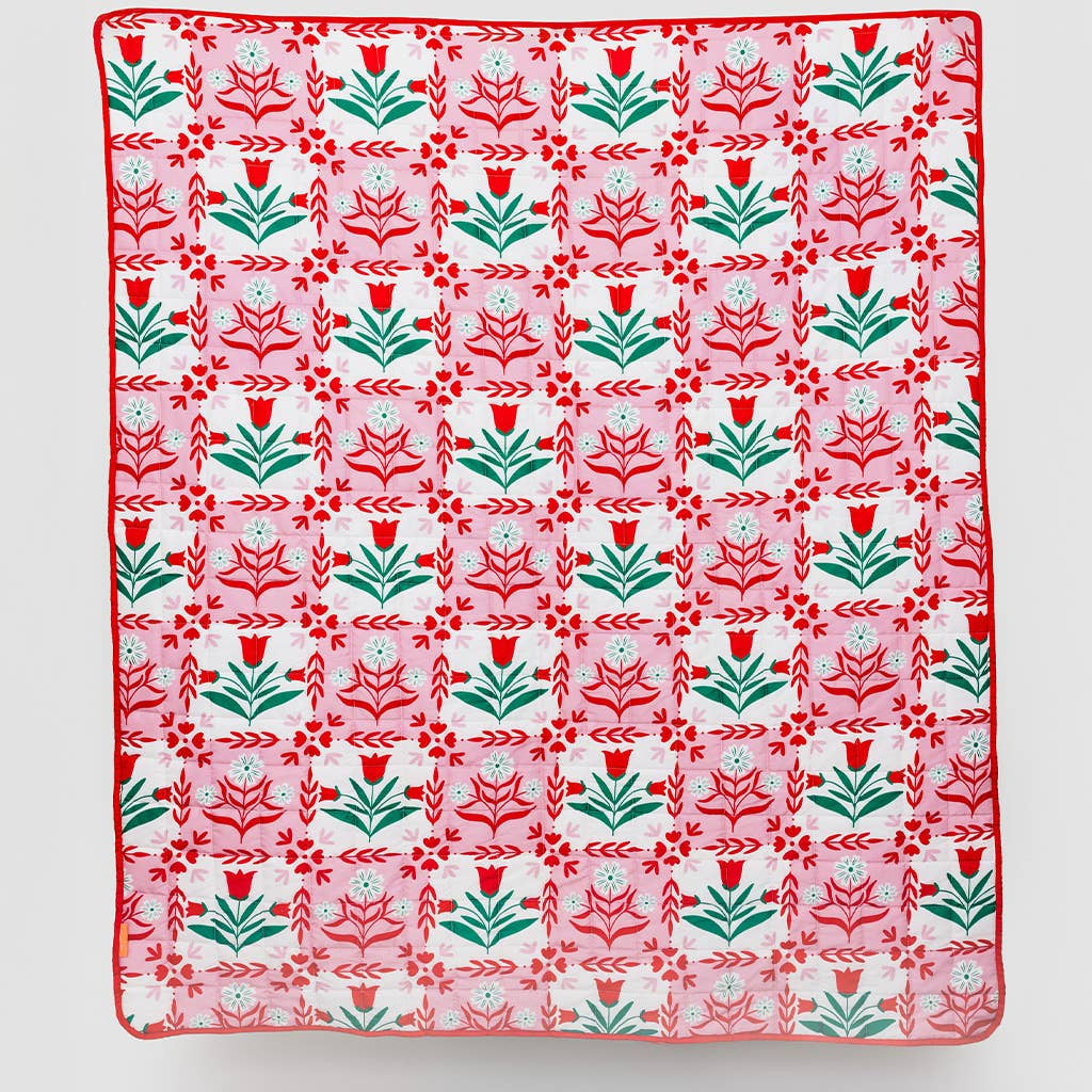 Quilted Blanket, Scandinavian Icons