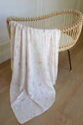 Floral Toile Muslin Blanket