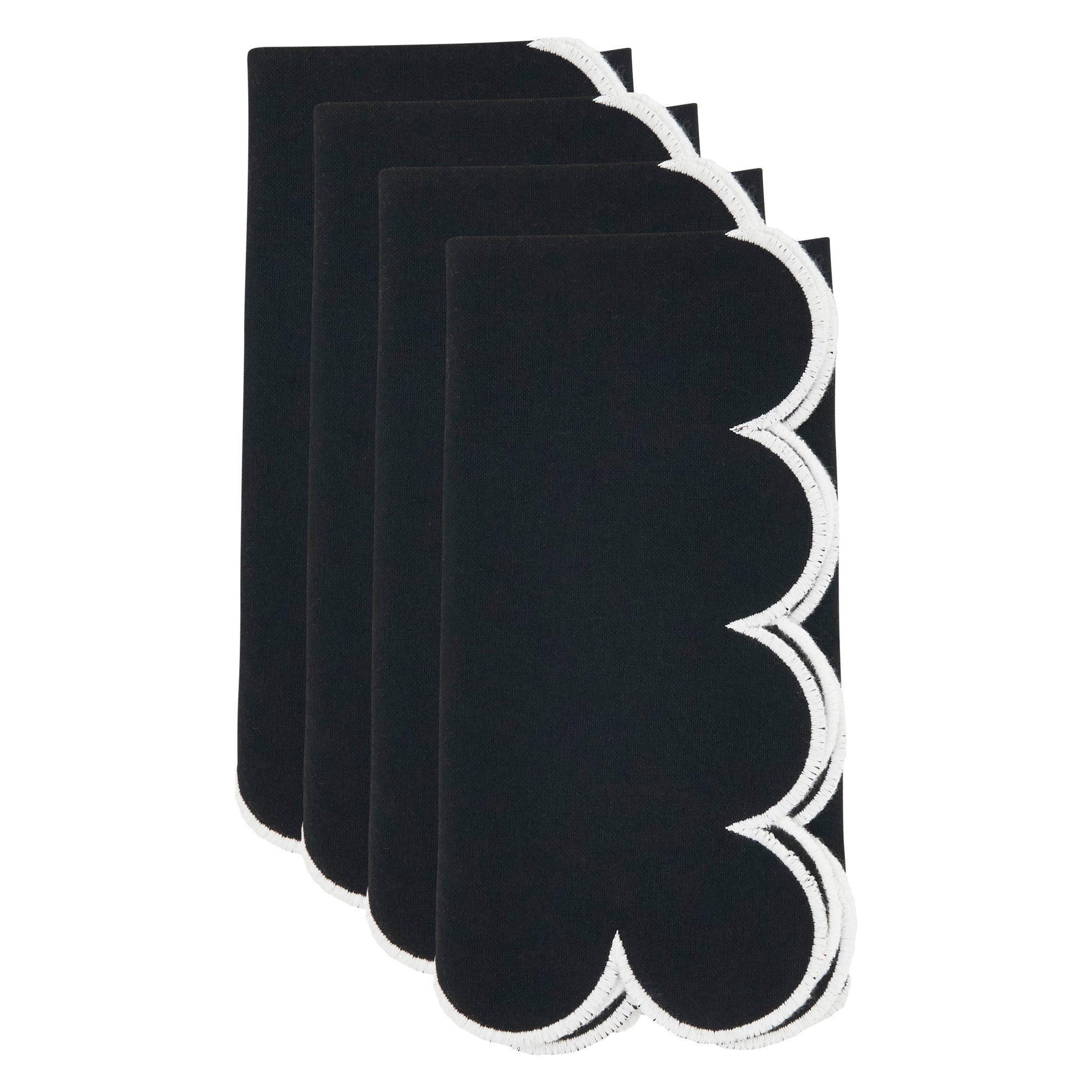 Scalloped Hem Napkin | Set of 4
