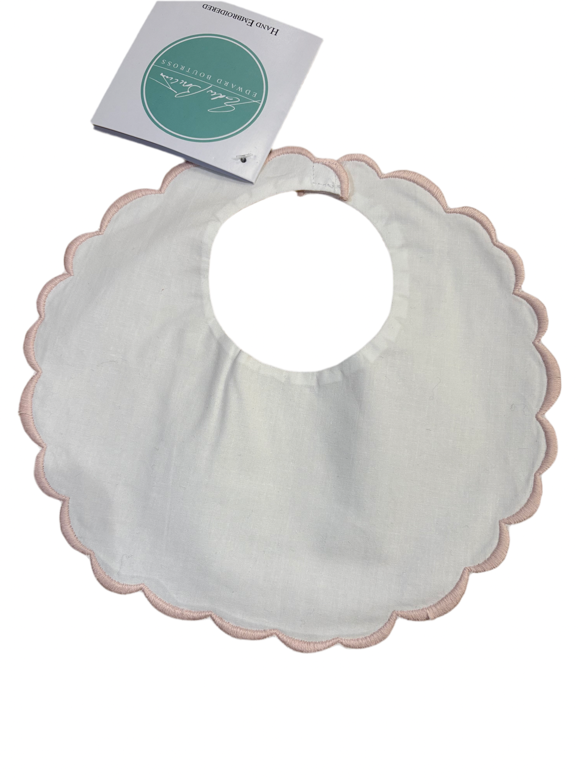 Double Thick Scallop Baby Bibs