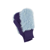 Faux Fur Knit Mittens