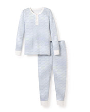 Kid's Pima Snug Fit Pajama Set in La Mer.
