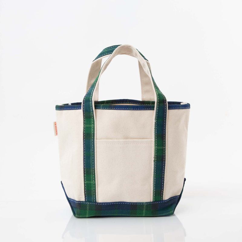 Plaid Open Tote