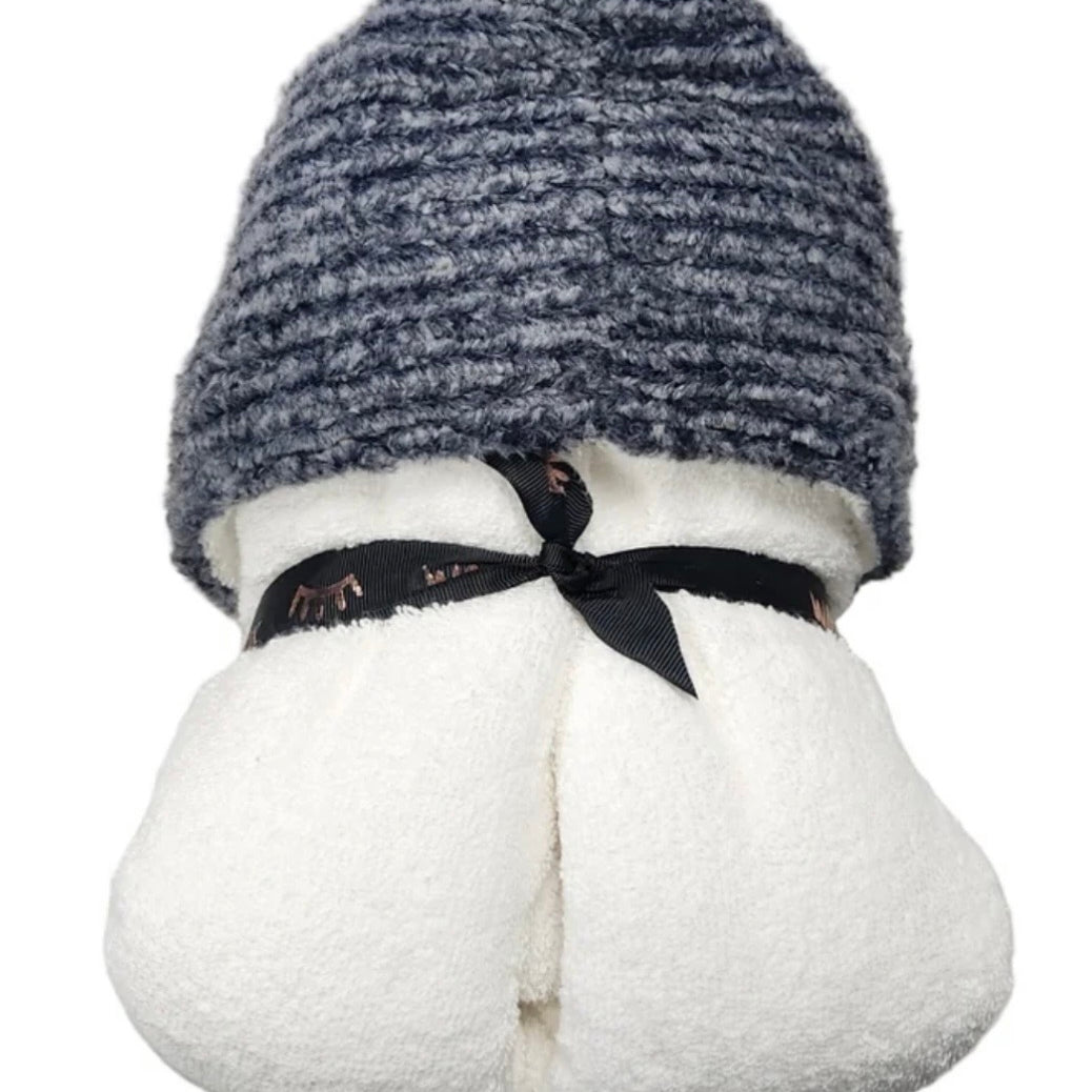 Plush Minky Hooded Towel