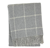 Window Pane Fringe Throw