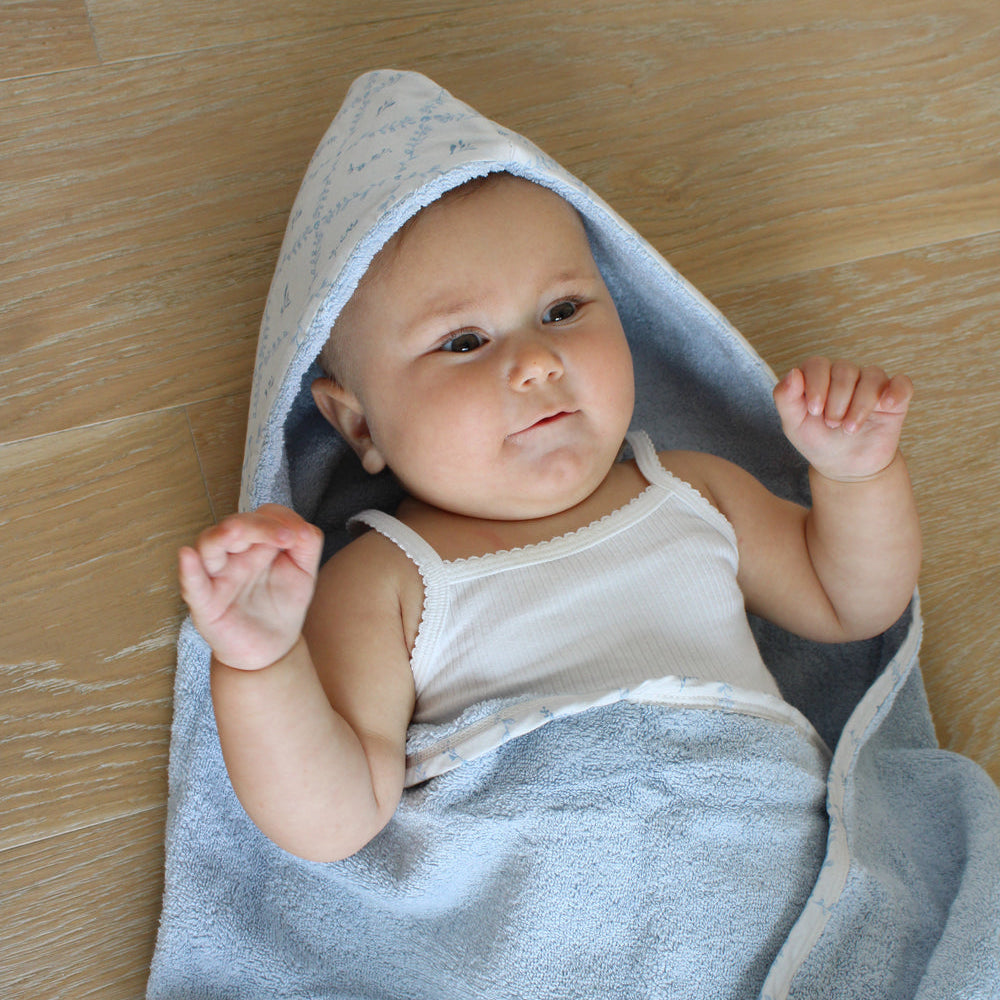 Lattice Hooded Bath Towel