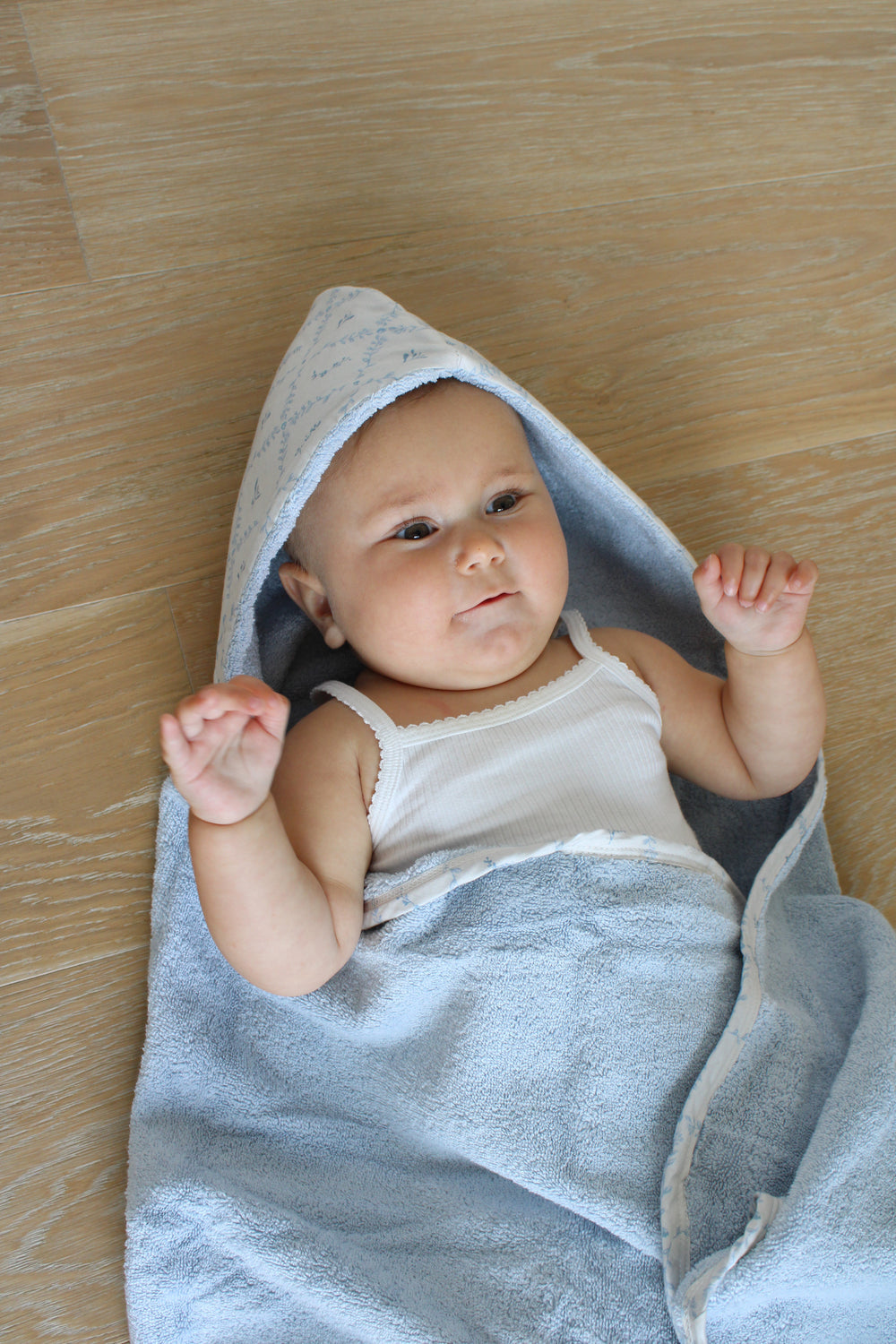 Lattice Hooded Bath Towel
