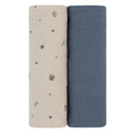 2 Pack Cotton Muslin Swaddle Blanket