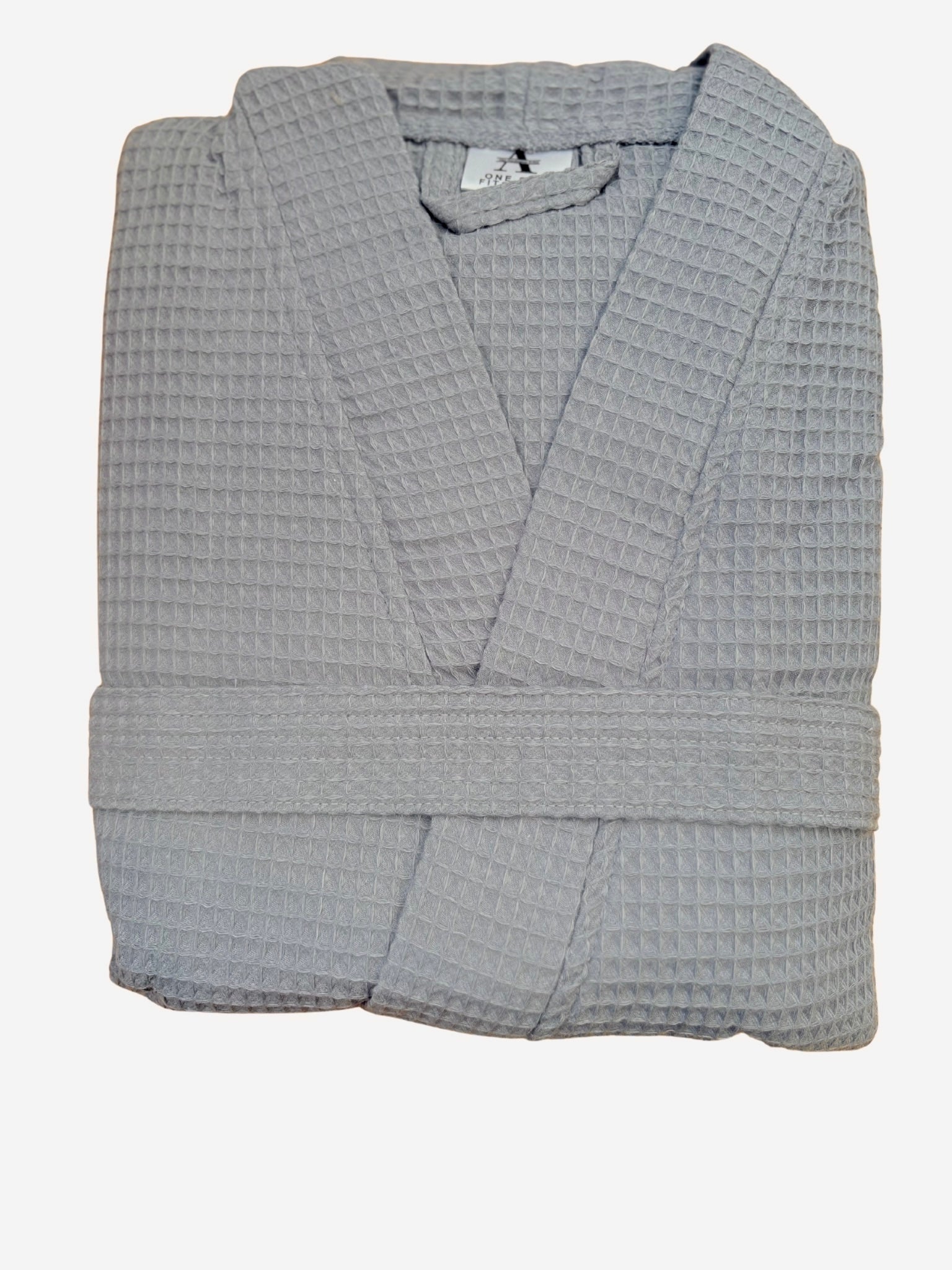 Short Kimono Waffle Robe