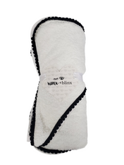 Pom Trim Hooded Towel