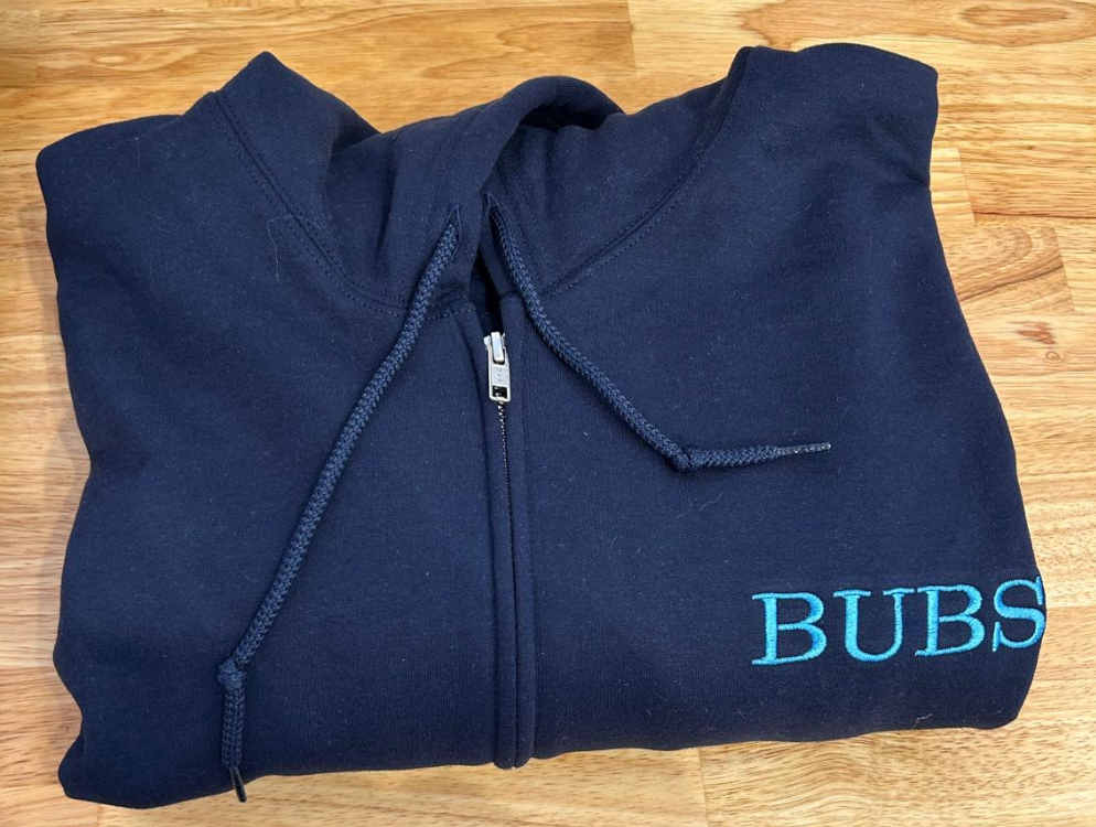 Zip Up Sweatshirt + Embroidery