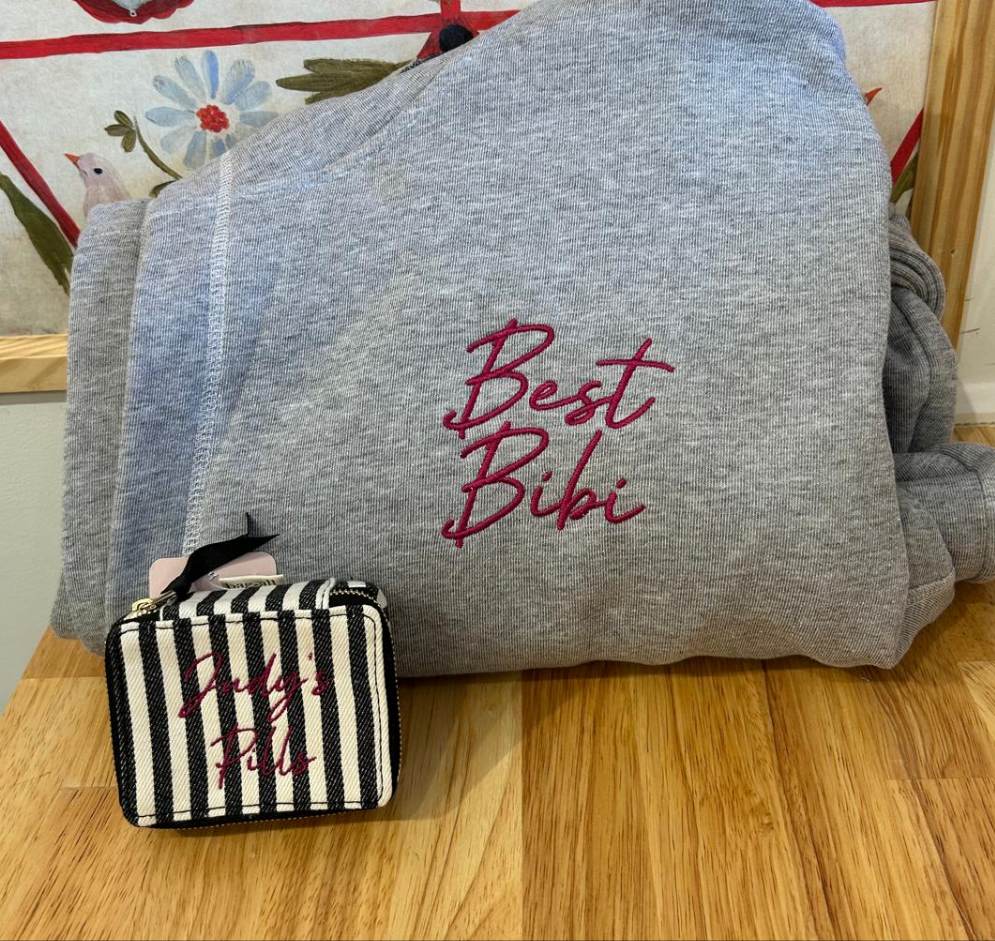 Pill Organizing Case with Weekly Insert, Striped