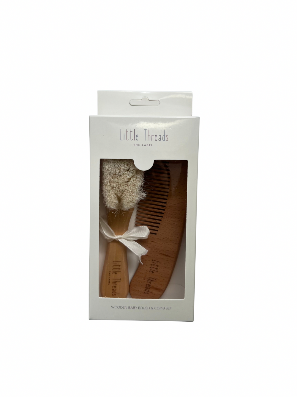 Wooden Baby Brush and Comb Set