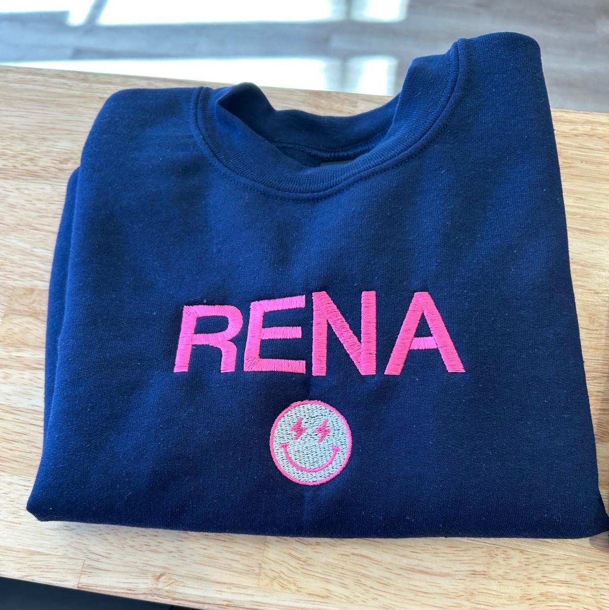 Crewneck Sweatshirt + Embroidery