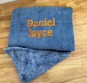 Plush Minky Hooded Towel