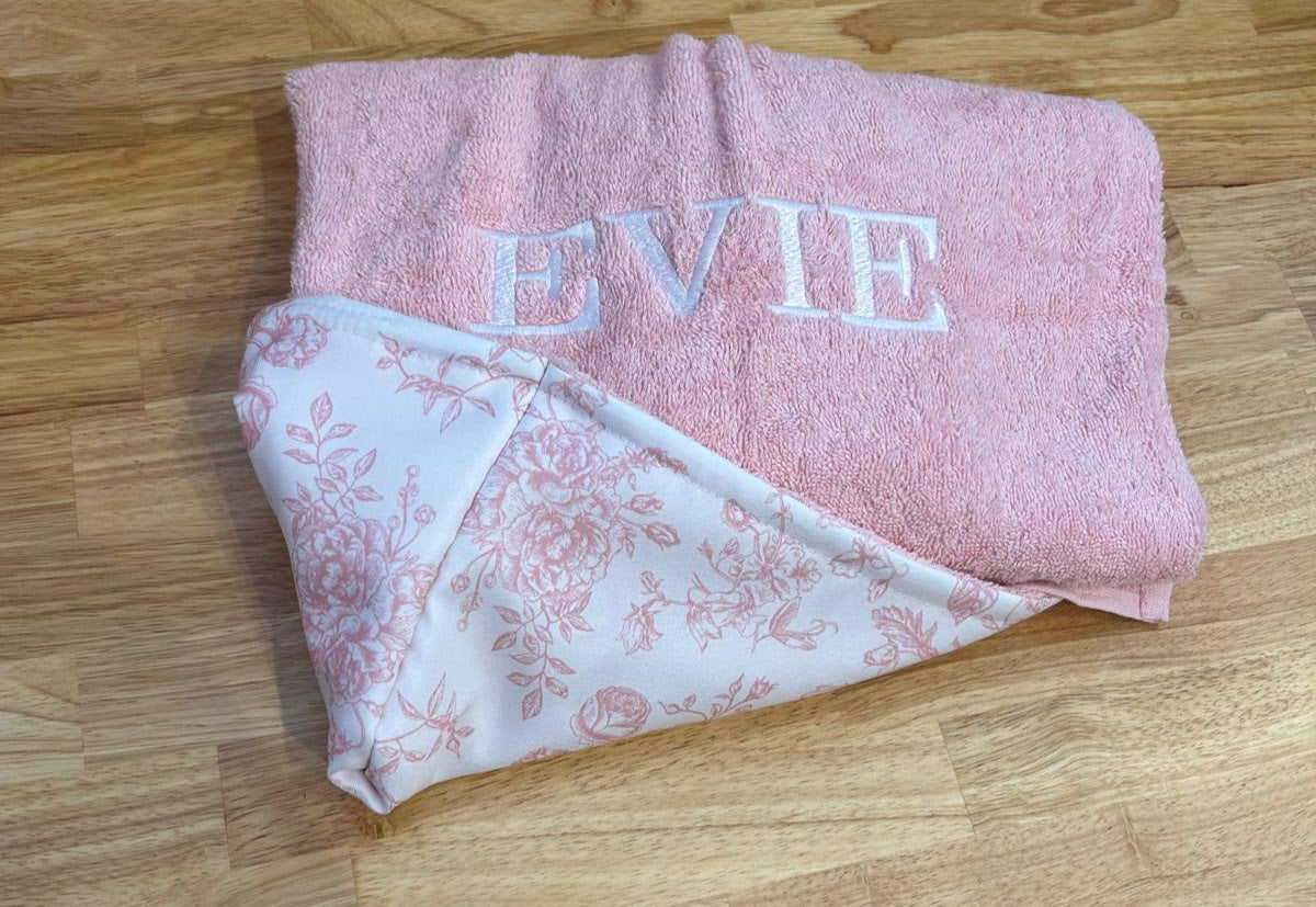 Plush Minky Hooded Towel