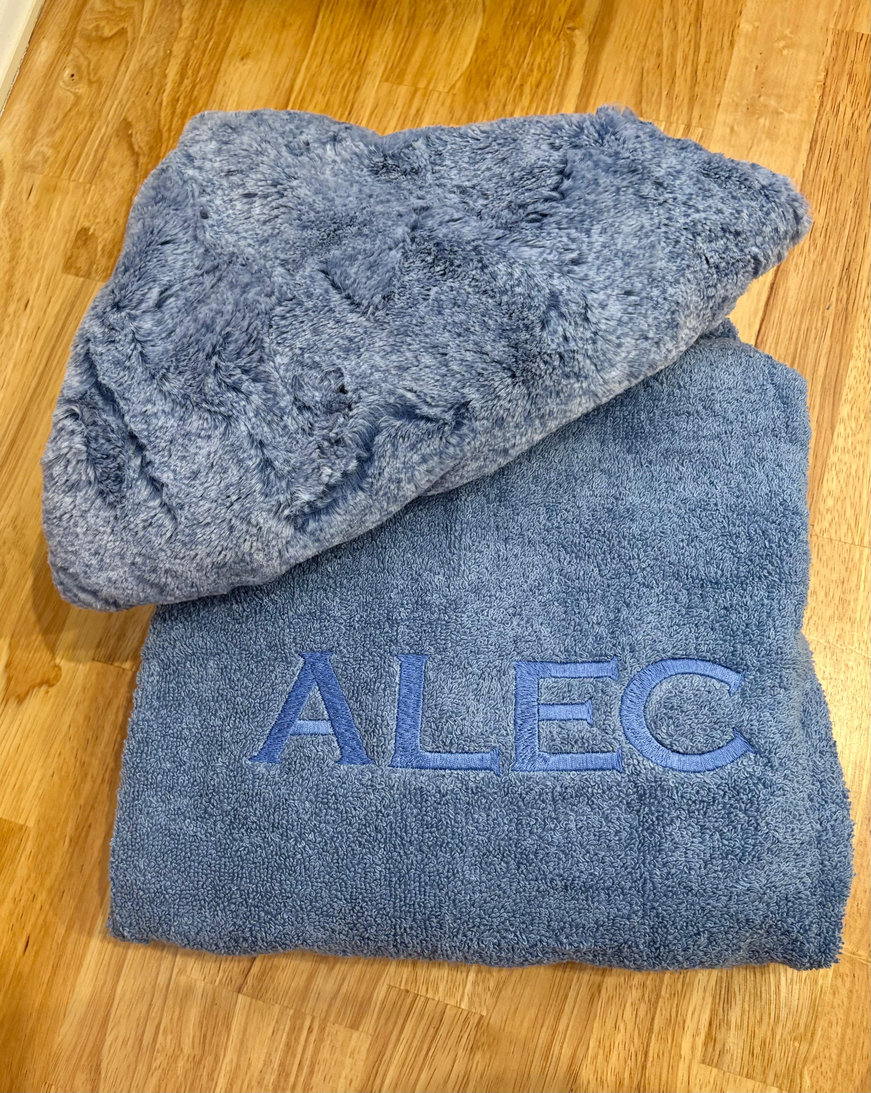 Plush Minky Hooded Towel
