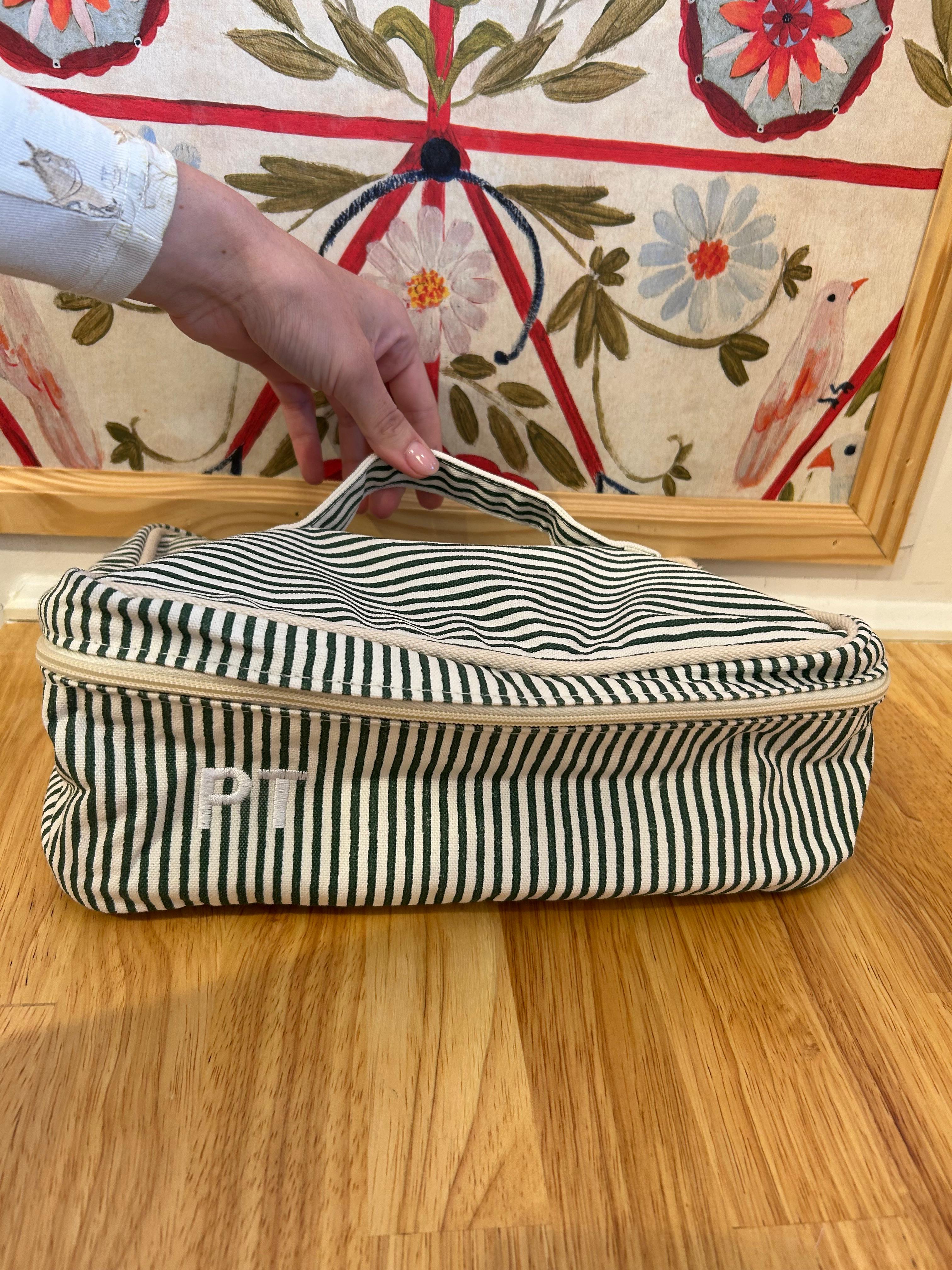 Stripes Train Case